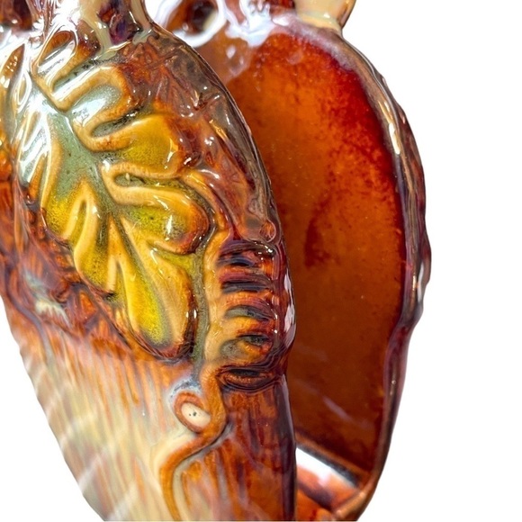 CERAMIC acorn napkin holder, excellent condition, retro - Picture 3 of 6